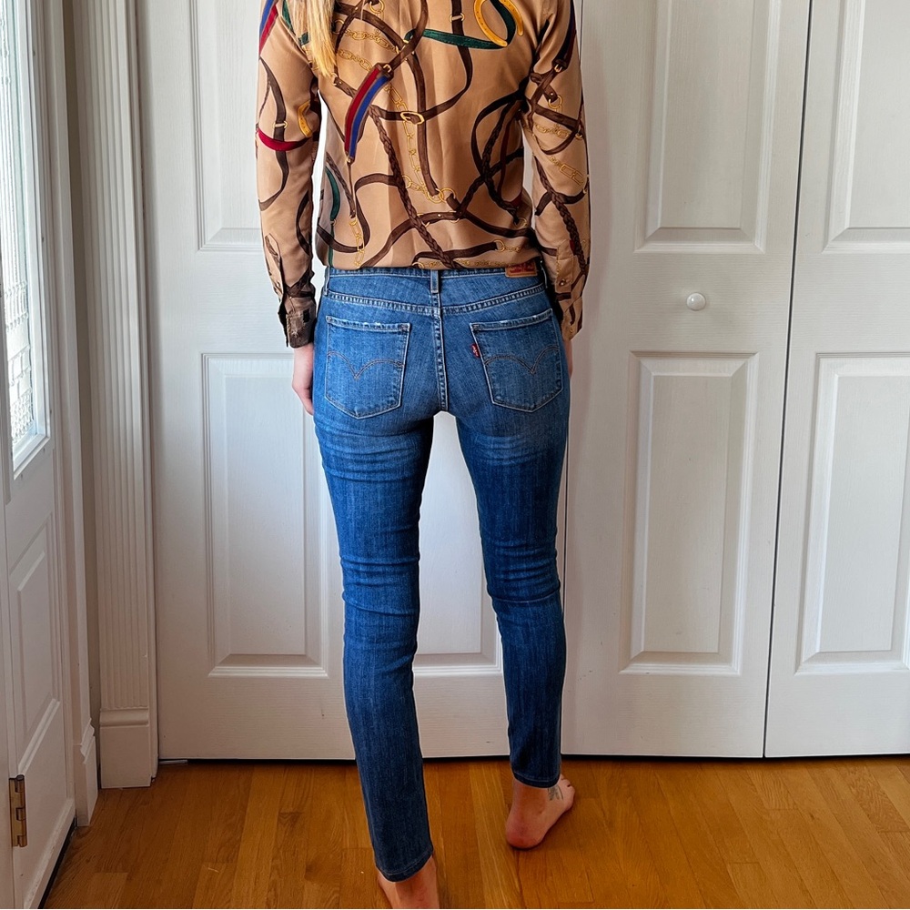 Levi’s Low Rise Cropped Skinny 711 - Picture 4 of 8
